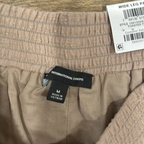 INC International Concepts Women’s Wide Leg Pants Size Medium New w/ Tags - Picture 4 of 6